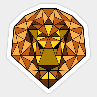 Lion Abstract Sticker